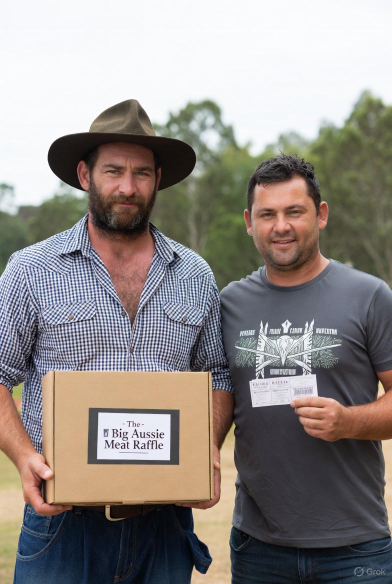 Australian community supporting a local raffle